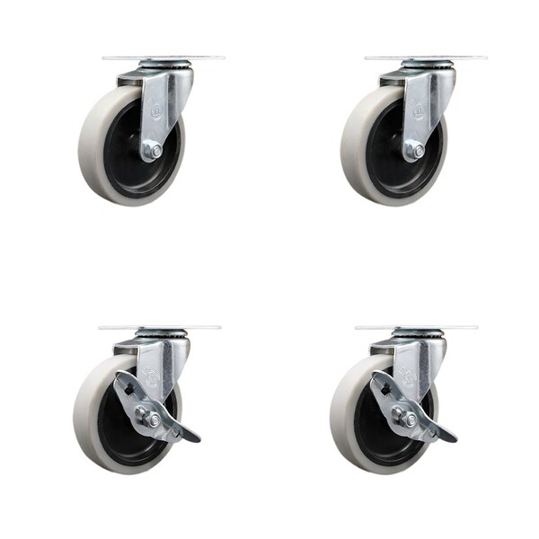 7734-88 Rubbermaid Mobile Work Center Replacement Caster , 4PK